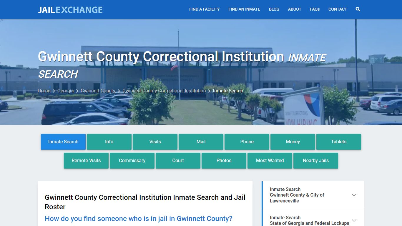 Inmate Search: Roster & Mugshots - Gwinnett County Correctional ...